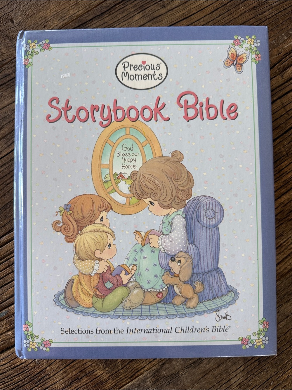 Precious Moments Storybook Bible - Lavender and Pastel Cover